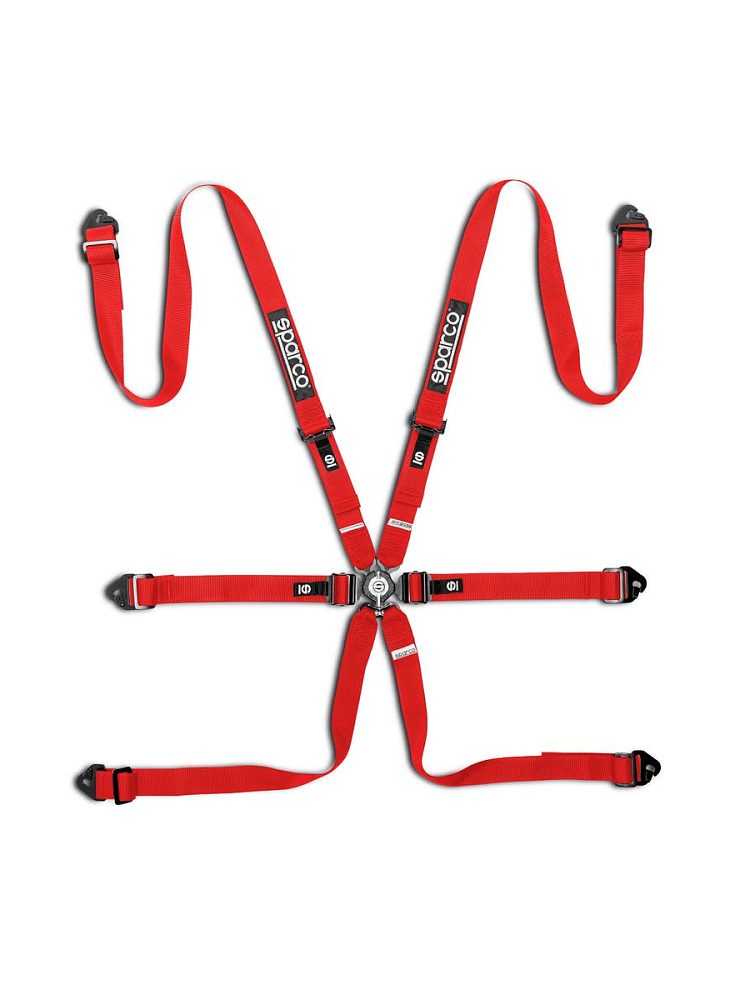 Sparco 6bodové pásy 2"/2" COMPETITION H-2 PD