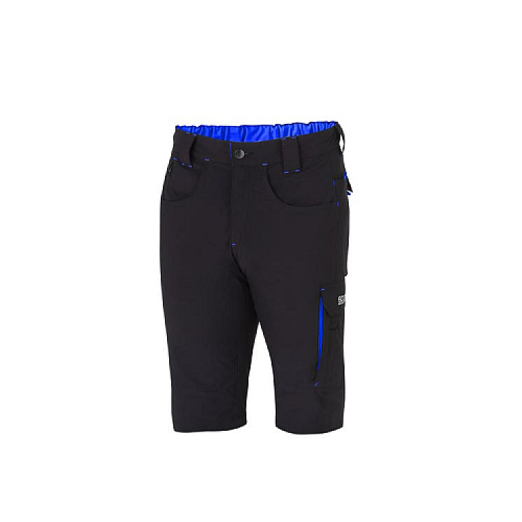 Sparco pracovní kraťasy TECH LIGHT SHORTS vel.M (černé s modrou)