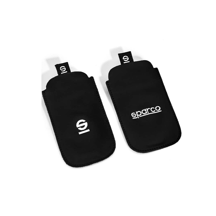 Sparco kožený obal na telefon (černý)