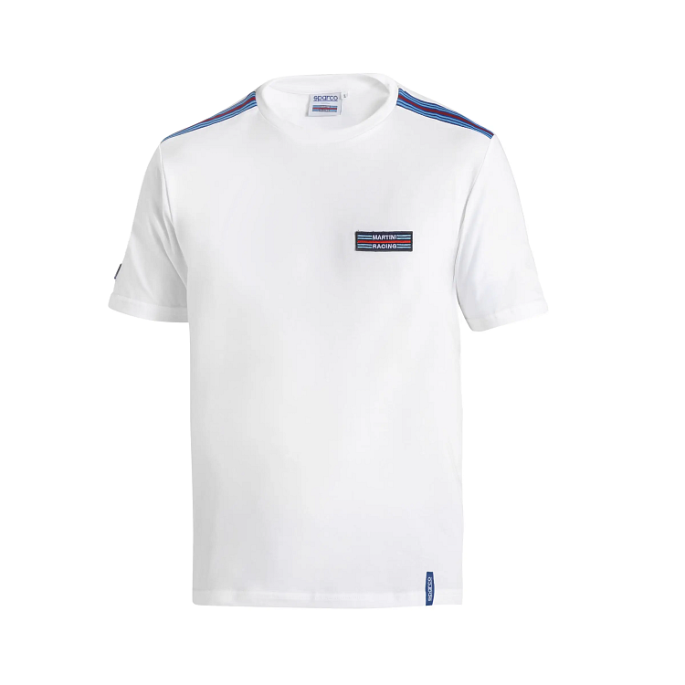 Sparco tričko MARTINI RACING top stripes