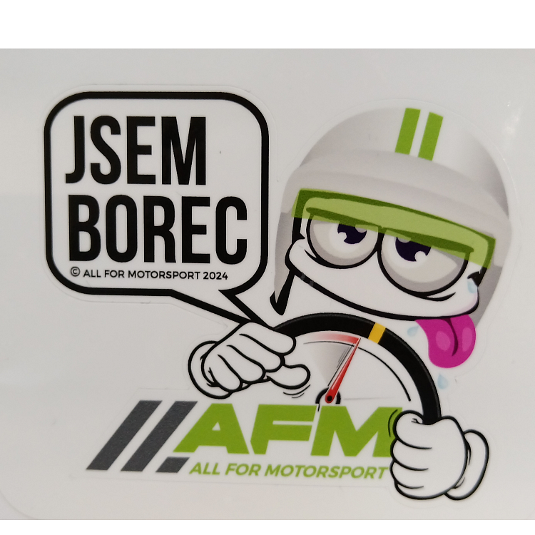 AFM samolepka "Jsem borec"