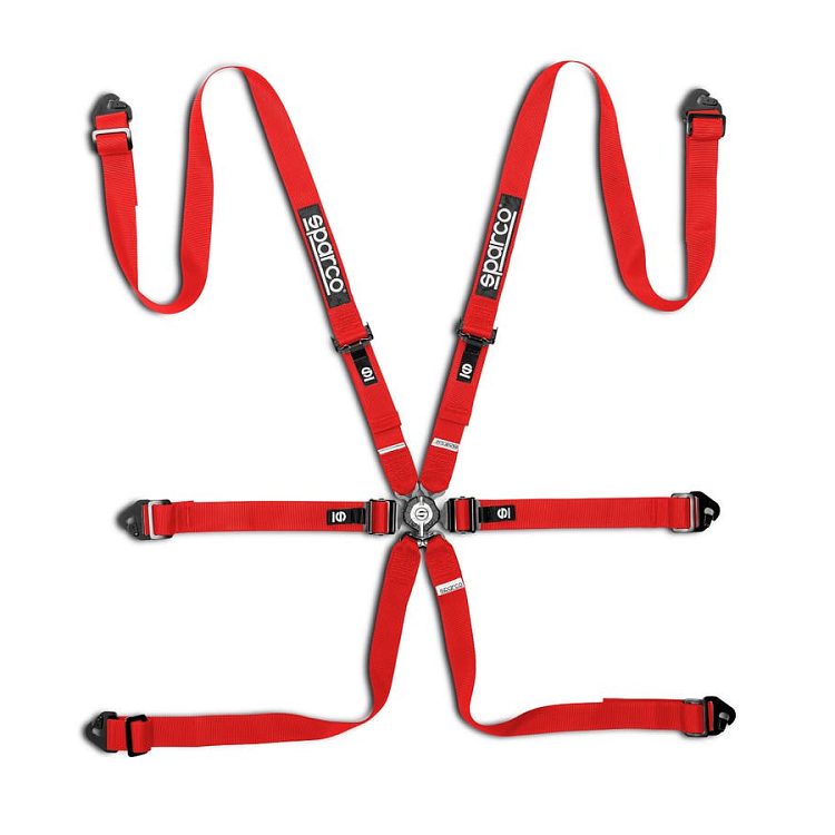 Sparco 6bodové pásy 2"/2" COMPETITION H-2 PD