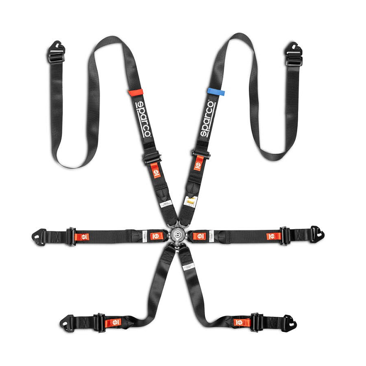 Sparco 6bodové pásy 2"/2" PRO H-9 ENDURANCE