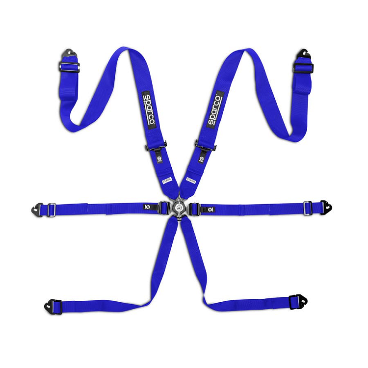 Sparco 6bodové pásy 3"/2" COMPETITION H-3 STEEL