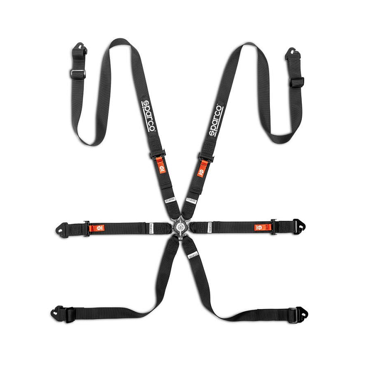 Sparco 6bodové pásy 2"/2" COMPETITION H-2 PU
